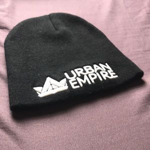 Urban Empire Black Beanie